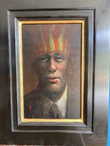 Fool For The Day 16x26cm by Kevin Hendley - SOLD through Cameron Contemporary, Hove, UK