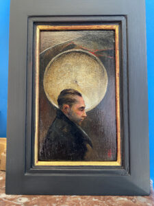 Lost In Time by Kevin Hendley - Oil on Board 21 x 12 cm