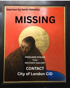 Starman by Kevin Hendley MISSING presumed STOLEN from Red Eight Gallery